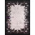 Ber. Porte 2054 fekete 80x150cm- vékony modern szőnyeg