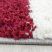 Ay life 1501 piros 60x110cm - kockás shaggy szőnyeg