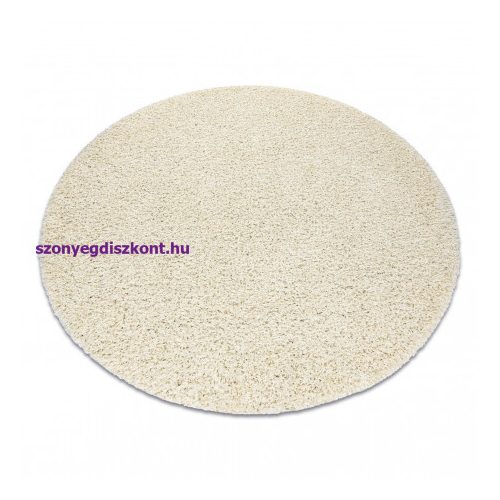 Bolti 1. Szőnyeg SOFFI kör shaggy 2-3cm krém kör 100 cm
