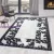 Ay. FIESTA 4307 BLACK 80X150 szőnyeg