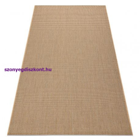 Bolti 6. Fonott sizal floorlux szőnyeg 20580 egyszerű, egyszínű - természetes / kávé 60x110 cm
