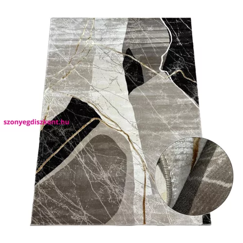 Ber. GLORIA 3671 arany 60 x 100cm modern szőnyeg