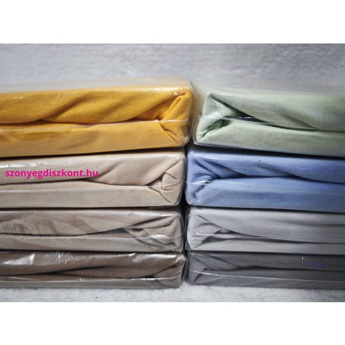 NAT. Bolti 0. Elasztikus pamut bézs gumis lepedő 90-100x200cm