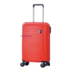 Vanille nagy méretű piros bőrönd, 72cmx49cmx32cm-keményfalú