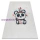Bolti 21. BAMBINO 1129 mosható szőnyeg panda gyerekeknek csúszásgátló - krém 80x150 cm