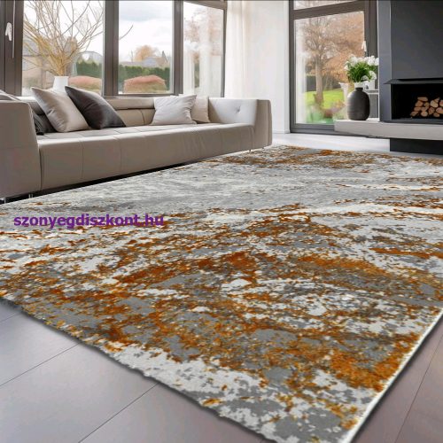 Den Sunset 0839 L.Szürke-Arany 60x110cm modern szőnyeg