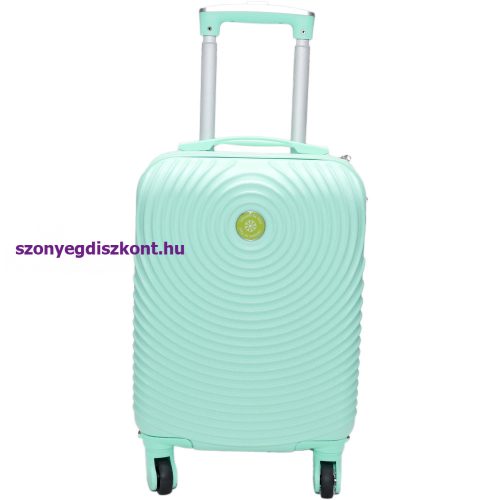 Love menta zöld  keményfalú bőrönd 41cmx30cmx20cm-kis méretű kabin bőrönd