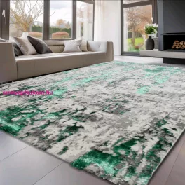   TOP! Den. Sunset new 1058 L.Szürke-Zöld 160x230cm modern szőnyeg