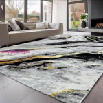 Den. Sunset new 1422 L.Szürke 80x150cm modern szőnyeg