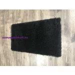 Egyszínű Shaggy Szőnyeg, Lorinda 80X150Cm Fekete Szőnyeg