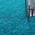 Ay life 1500 türkiz 80cm egyszínű kör shaggy szőnyeg