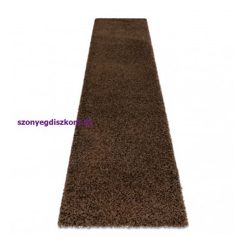 Bolti 21. Szőnyeg, futószőnyeg SOFFI shaggy 2-3cm barna -80x150 cm