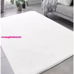 Den. Olívia fehér  Puha Szőnyeg 80x150cm-hátul gumis