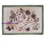 COTTON CARPET WITH PINK FLOWERS FLOWERS 120X180 szőnyeg