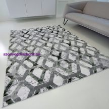 Modern szőnyeg akció, ZARIF 9960 szürke-zöld 120x170cm