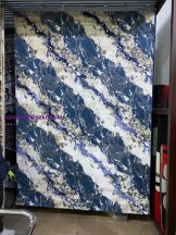 Athén 7125 Kék-Krém 160cm kör Modern szőnyeg