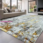 TOP! Den. Sunset new 1058 L.Szürke-Arany 120x170cm modern szőnyeg
