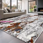 TOP! Den. Sunset new 1058 L.Szürke-Arany 120x170cm modern szőnyeg