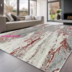 TOP! Den. Sunset new 0840 L.Szürke-Pink 120x170cm modern szőnyeg