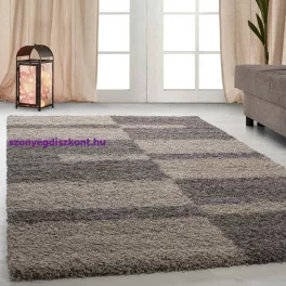 Ay. gala 2505 taupe 60x110cm - shaggy szőnyeg akció