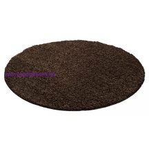 Ay life 1500 barna 160cm egyszínű kör shaggy szőnyeg