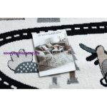 Bolti 22. Kab. Szőnyeg FUN Route gyerekeknek, utca, állatok krém 120x170 cm