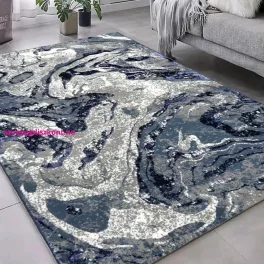 Den. Athén 7474 Kék 60x220cm Modern szőnyeg