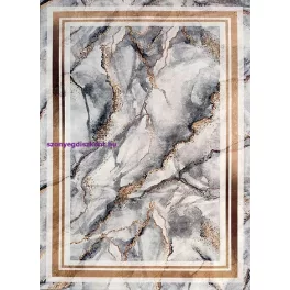   Ber. Porte 2001 szürke-arany 80x150cm- vékony modern szőnyeg