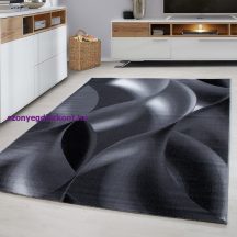 Ay plus 8008 fekete 80x300cm modern szőnyeg akció