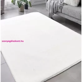   TOP! Den. Lux fehér (kr.)  Puha Szőnyeg 80x250cm-hátul gumis