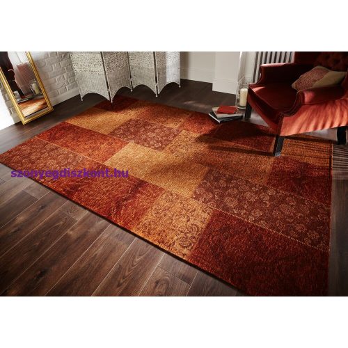 FL. PATCHWORK CHENILLE TERRACOTTA 200X290 szőnyeg