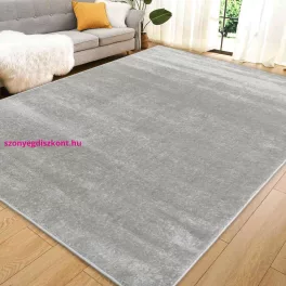 TOP! Den. Side egyszínű L.szürke 60x220cm modern szőnyeg