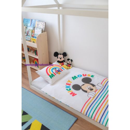 NAT. Disney Baby Ágyneműhuzat 2 részes Mickey egér D02 Multi - 90x130cm + 40x50cm