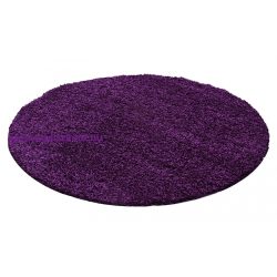 Ay life 1500 lila 200cm egyszínű kör shaggy szőnyeg