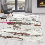 Den. Sunset 8435 Fehér-Pink 60szett=60x220cm+2dbx60x110cm modern szőnyeg