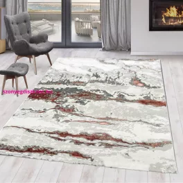   Den. Sunset 8435 Fehér-Pink 60szett=60x220cm+2dbx60x110cm modern szőnyeg