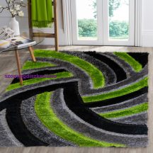 TREED 3167 zöld 120x170cm- színes shaggy szőnyeg
