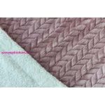 NAT. Naturtex sherpa design kétoldalas pléd - Ombre Coral 150x200 cm