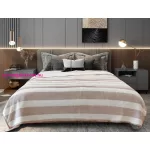 NAT. Naturtex szegett pléd - Striped 200x240 cm