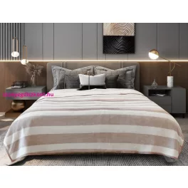 NAT. Naturtex szegett pléd - Striped 200x240 cm
