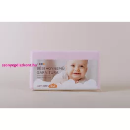 NAT. 2 részes Baby ágyneműhuzat/Light Rose