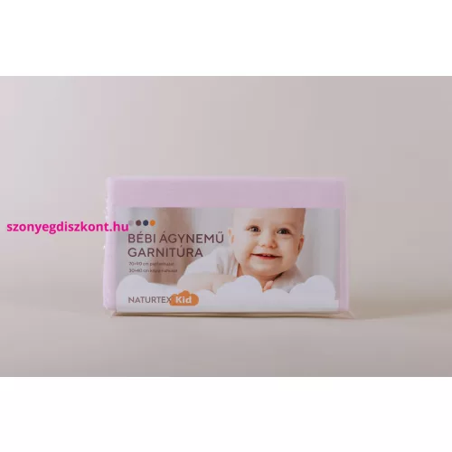 NAT. 2 részes Baby ágyneműhuzat/Light Rose