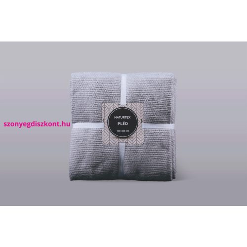 NAT. Naturtex pléd 150x200 cm Világosszürke