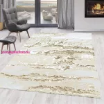 Den. Sunset 8435 Bézs 60szett=60x220cm+2dbx60x110cm modern szőnyeg