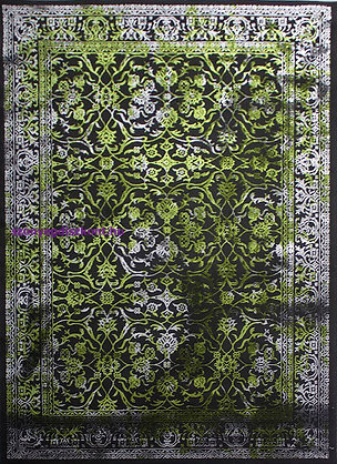 Ber Jawa 5128 Szürke-Zöld 200x290cm szőnyeg