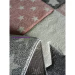 Ber. Smart 160x230cm 40217 pink csillagos gyerekszőnyeg