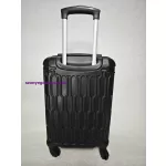 Thunder nagy méretű fekete bőrönd, 75cmx49cmx31cm keményfalú