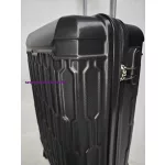 Thunder nagy méretű fekete bőrönd, 75cmx49cmx31cm keményfalú