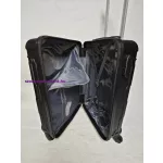 Thunder nagy méretű fekete bőrönd, 75cmx49cmx31cm keményfalú