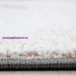 Ay. kids 560 ròzsaszín 120cm kör gyerek szőnyeg akciò